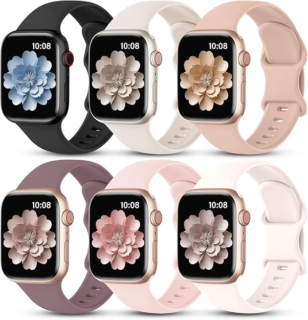 Assorted Apple Watch Silicone Band
