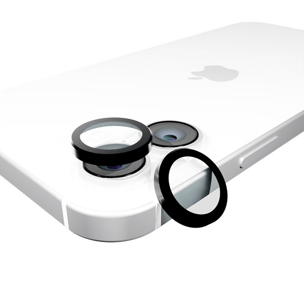 cellhelmet - Tempered Glass Camera Screen Protector iPhone 15 / iPhone 15 Plus - Clear