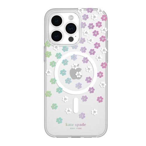 Kate Spade NY  Protective Hardshell MagSafe Case iPhone 15 Pro Max - Scattered Flowers
