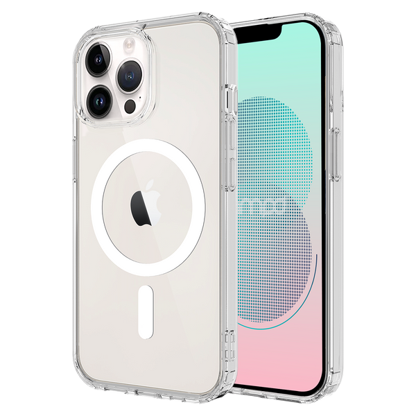 AMPD - TPU / Acrylic Crystal Clear MagSafe Case iPhone 13 Pro - Clear