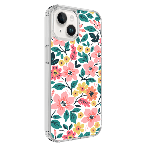 AMPD - TPU / Acrylic HD Print MagSafe Case iPhone 15 - Wildflower