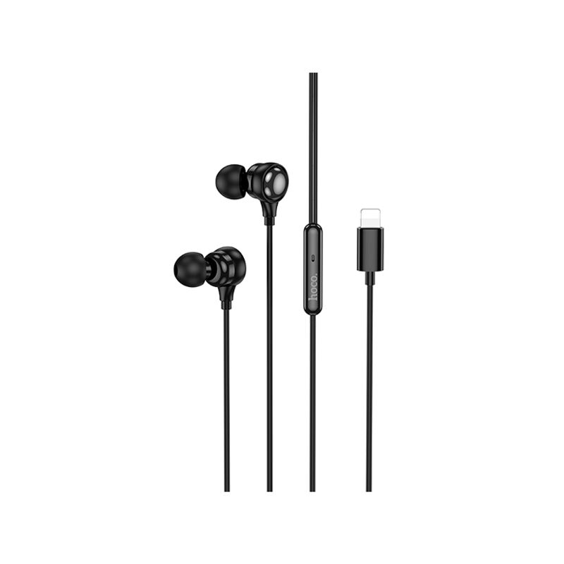 HOCO M116 Benevolent Universal earphones with mic Type-C - Black