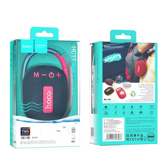 HOCO HC17 Easy Joy Sports BT speaker - Blue