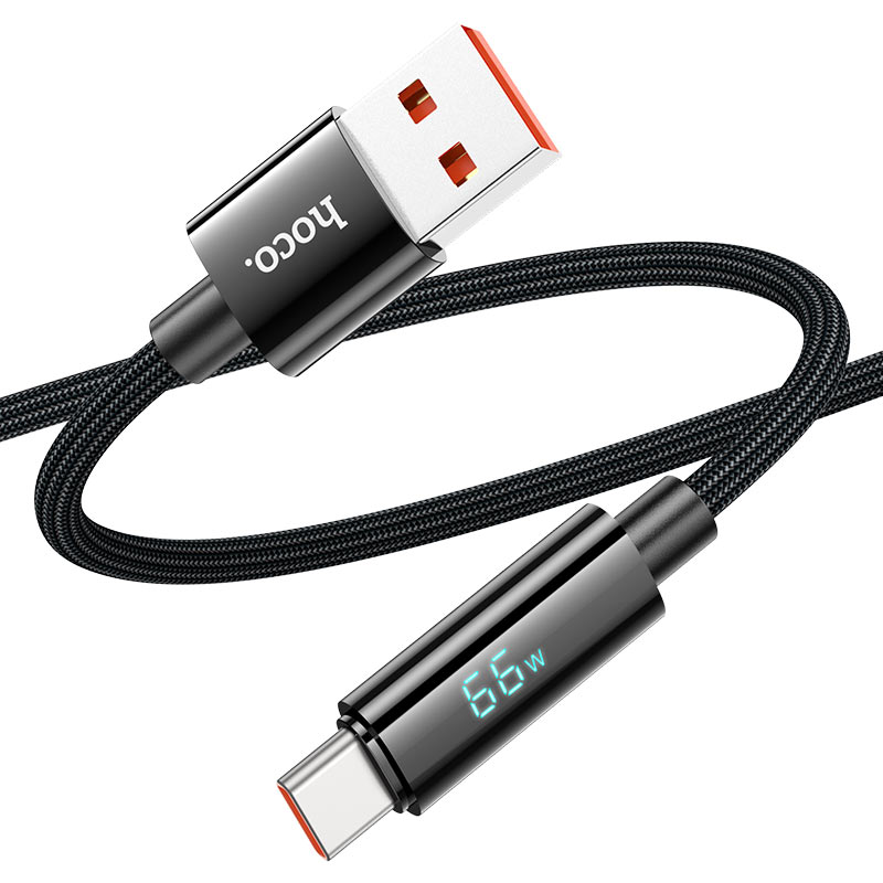 HOCO U125 Benefit 5A charging cable with Display Type-C