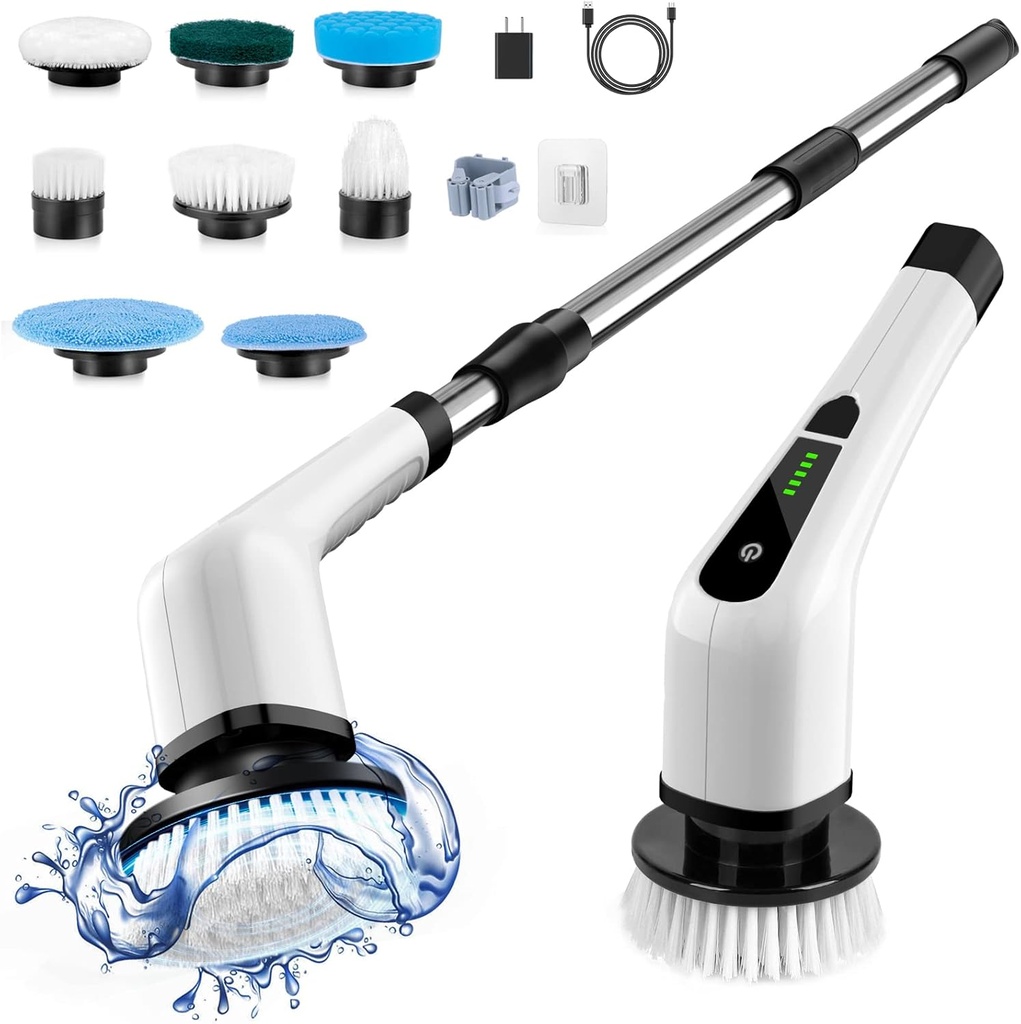 8 in 1 Cordless Electric Cleaning Brush