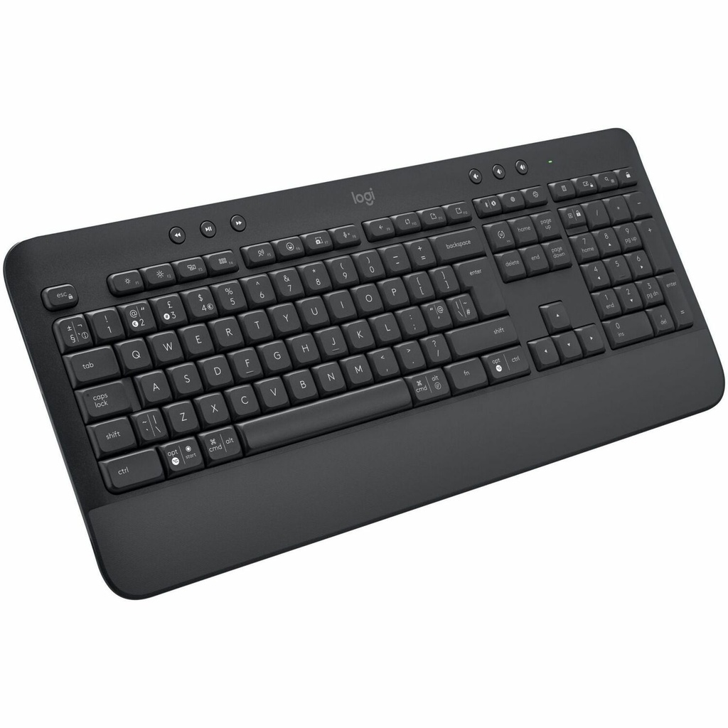 Logitech Signature K650 Wireless Keyboard with Palm rest - Graphite