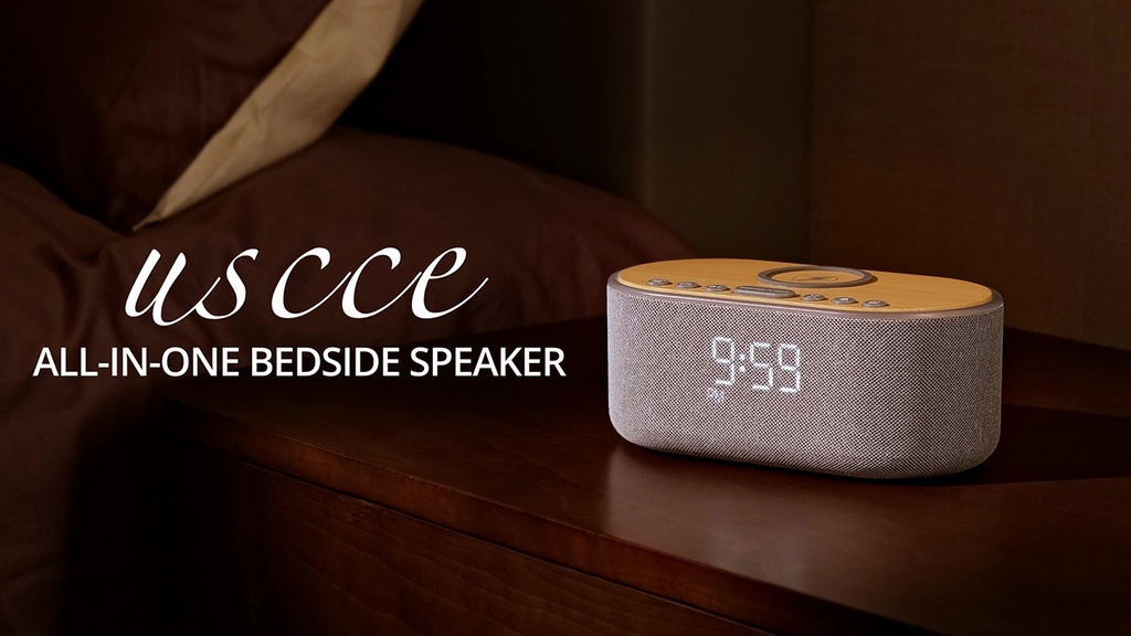 USCCE Alarm Clock Bluetooth FM Radio