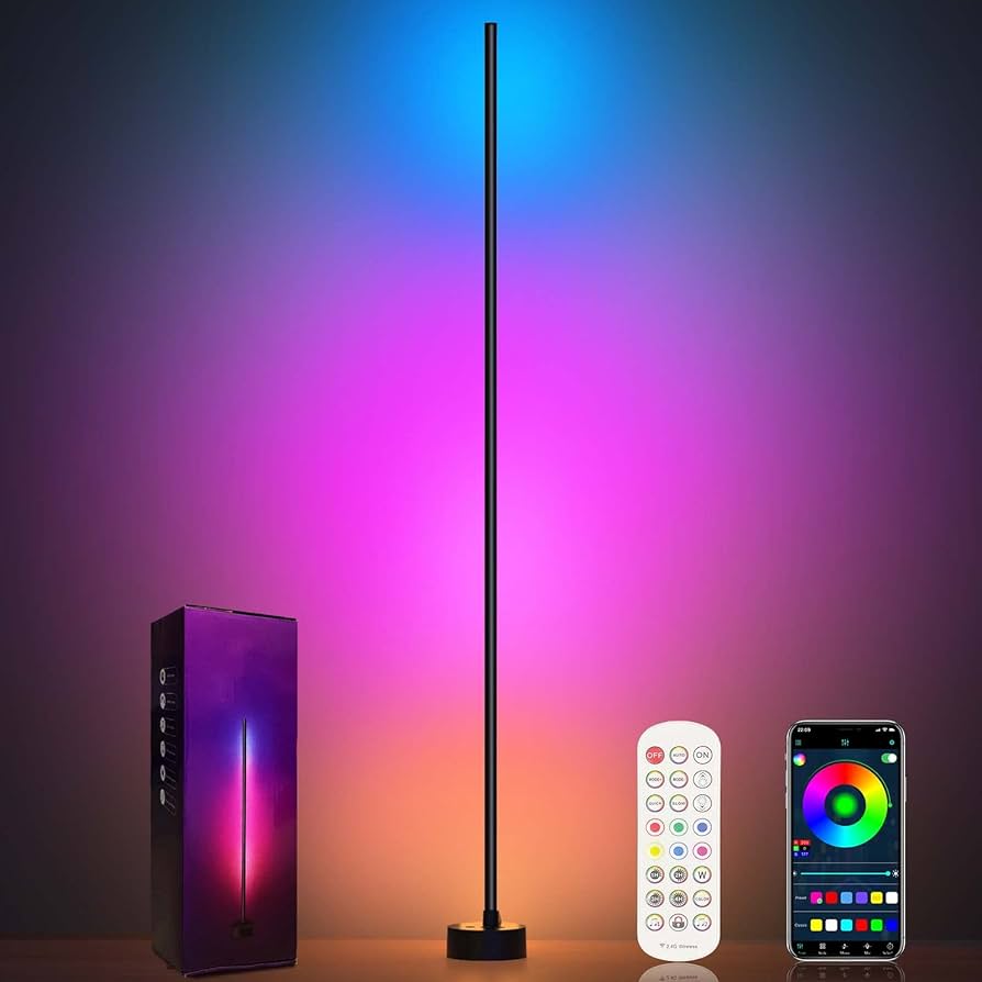 Miortior Smart RGB LED Corner Lamp with App and Remote Control