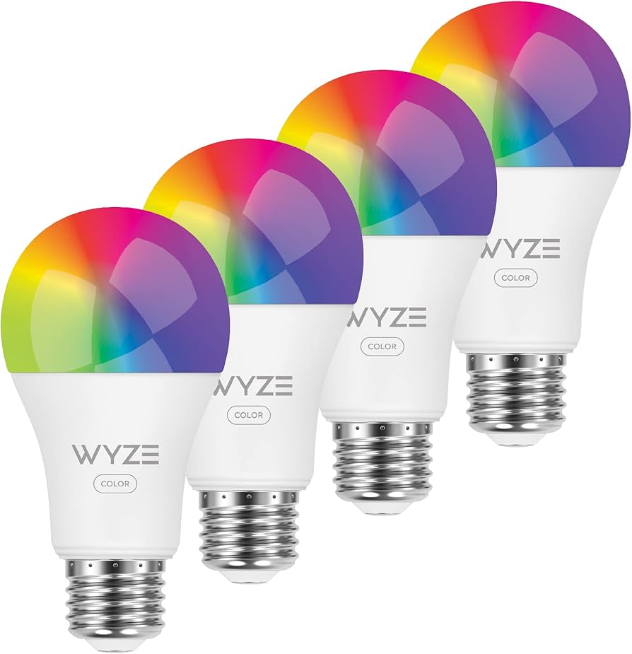 WYZE Bulb Color, 1100 Lumen WiFi RGB and Tunable White A19 Smart Bulb