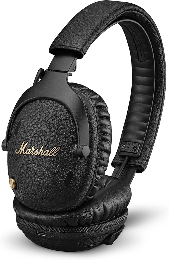 Marshall Monitor III ANC Over Ear Bluetooth Headphones - Black