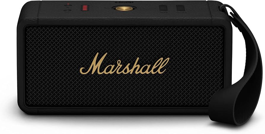 Marshall Middleton Bluetooth Speaker - Black/Brass