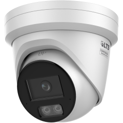 LTS Platinum Hybrid Color 4MP AI ISP Turret IP Camera 2.8mm
