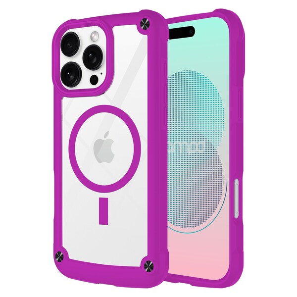 AMPD  DuraBump MagSafe Case iPhone 16 Pro Max - Purple