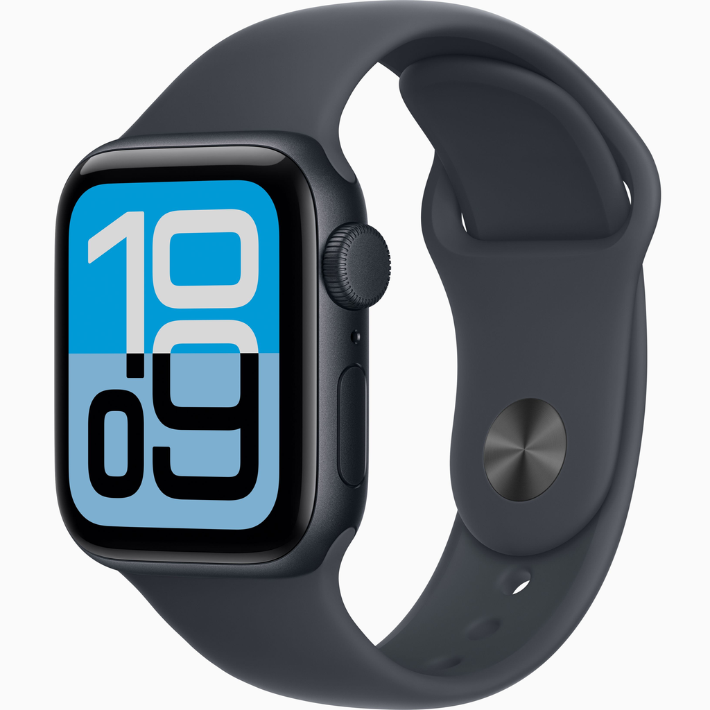 Apple Watch SE 3 40mm Midnight Aluminum Case with Midnight Sport Band - S/M