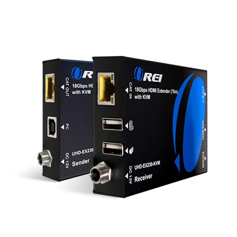 OREI KVM 4K HDMI Over Ethernet Extender Balun over 330ft