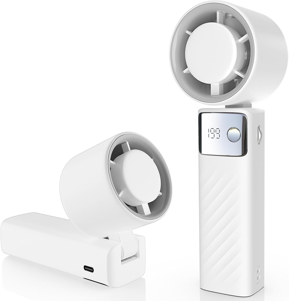 YOSHENMO Portable Handheld Turbo Fan - White