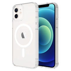 AMPD - TPU / Acrylic Hard Shell MagSafe Case iPhone 12/12Pro - Clear