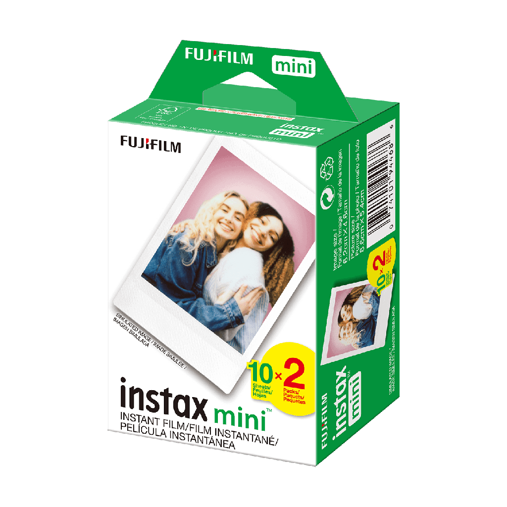 Fujifilm Instax Mini Instant Camera Film 86x54mm 20 sheets