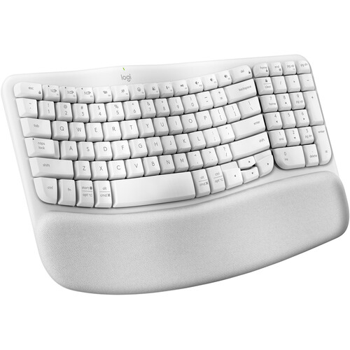 Logitech Wave Keys Ergonomic Keyboard - Off White