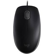 Logitech M110 Silent Wired Mouse - Black