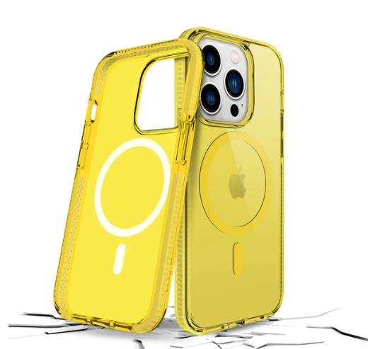 Prodigee iPhone 14 Pro Safetee Neo, Lemon + Mag