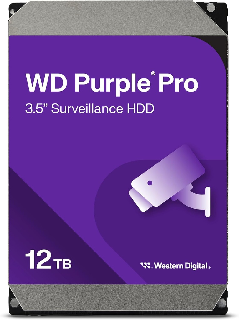 WD Purple Pro AI 12TB Surveillance HDD