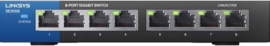 Linksys SE3008 8-Port Gigabit switch