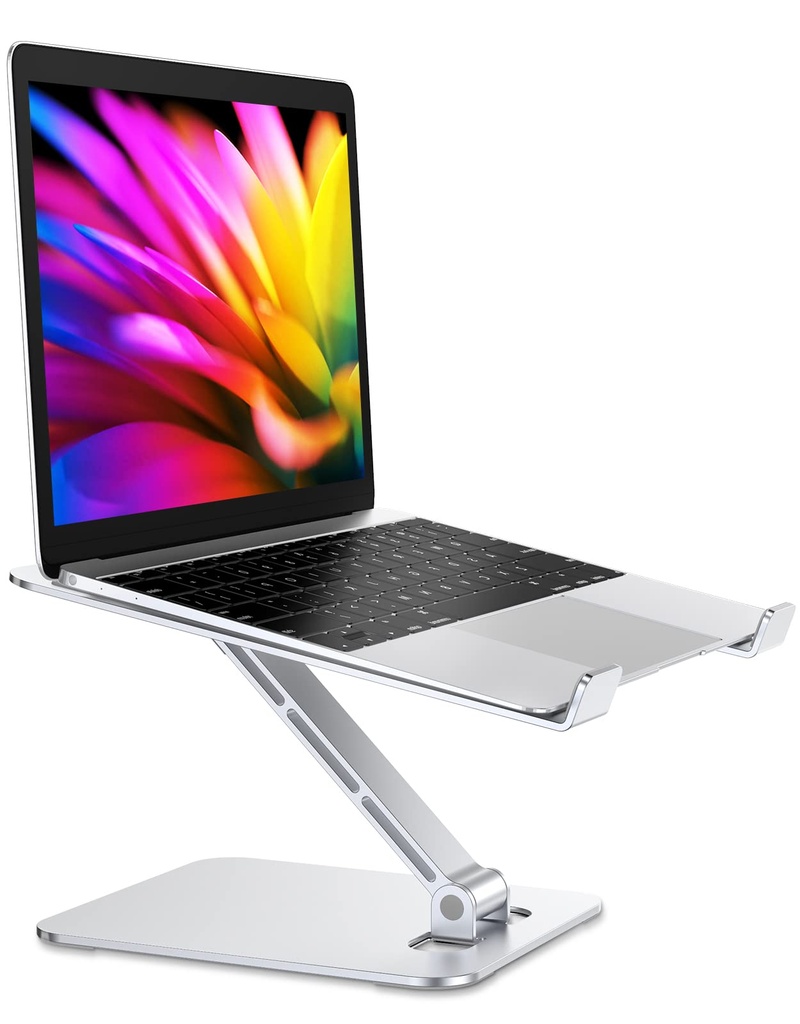 RIWUCT Foldable Laptop Stand - Silver