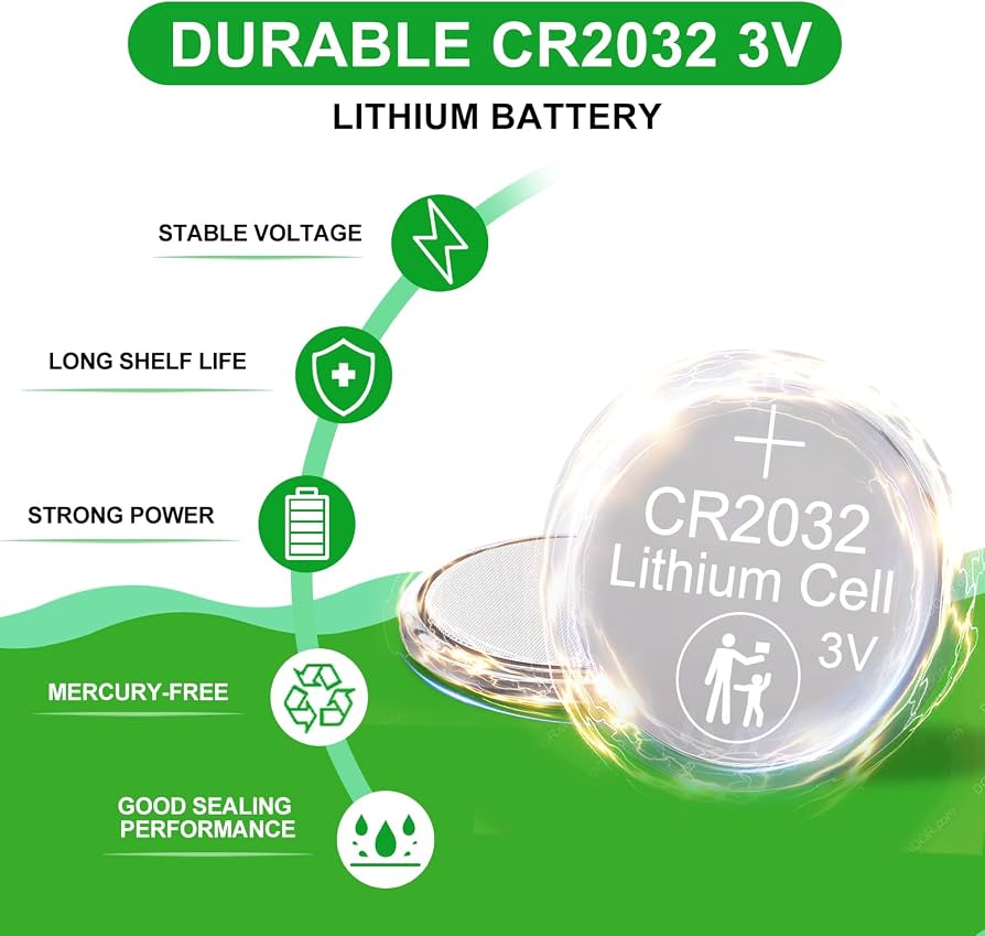 DURNERGY CR2032 3V Lithium Battery