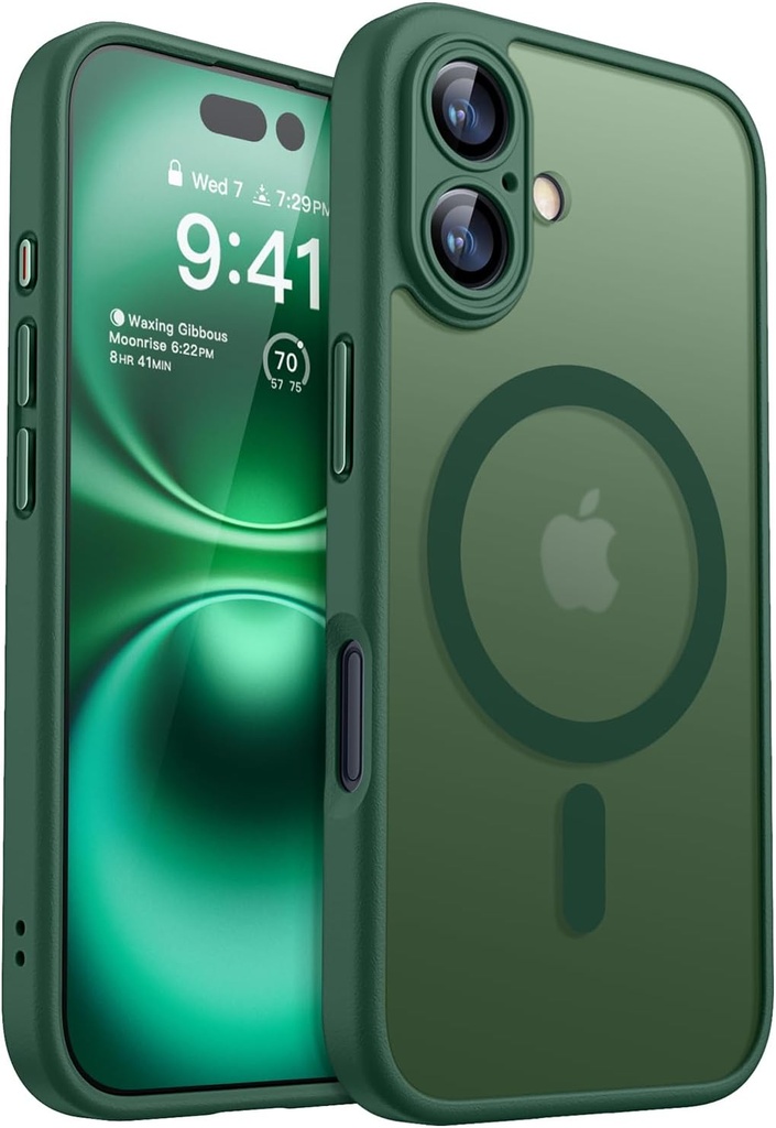 Canshn Case for iPhone 16 - Deep Green