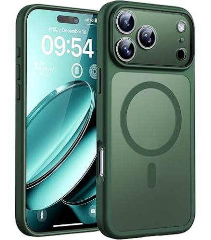 Canshn Case for iPhone 17 Pro Max - Deep Green