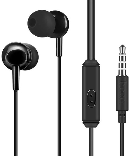 [M14-BLK] HOCO M14 Wired Earphones Black