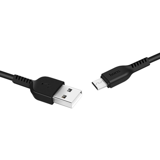 [X20 1M Micro BLK] HOCO 1M X20 Micro Cable Black