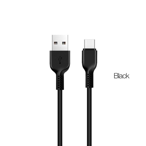 [X20 1M USBC BLK] HOCO X20 3A 1M USBC Cable Black