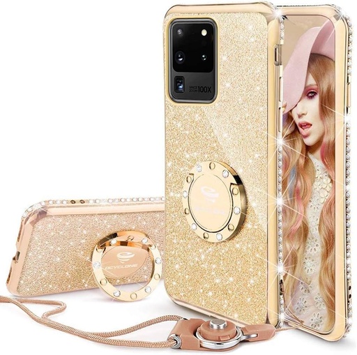[X002GW23F1] Ocyclone Samsung Galaxy S20 Case Gold