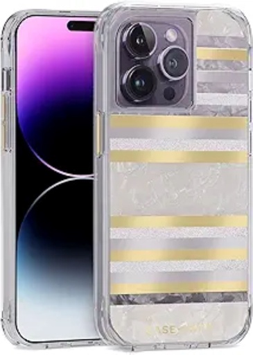 [CM049226] Case-Mate iPhone 14 Pro Pearl Stripes