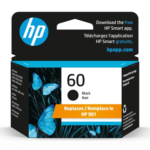 [CC640WL] HP Ink 60 Black