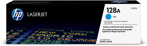 [CE321A] HP CE312A Cyan Toner 128A