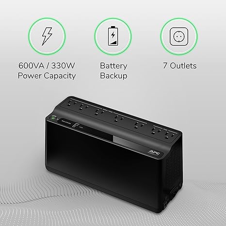 [be600m1-lm] APC Back-UPS 600VA UPS