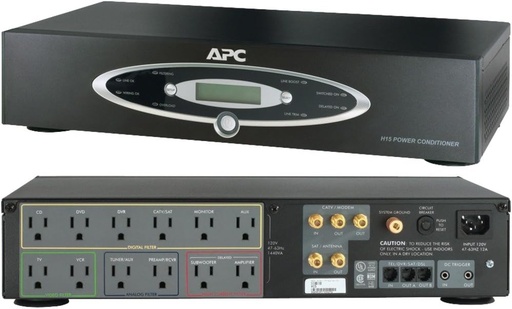 [H15BLK] APC H15BLK 12 outlet Power Conditioner