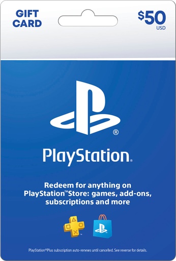 PSN Gift Card Code $50US