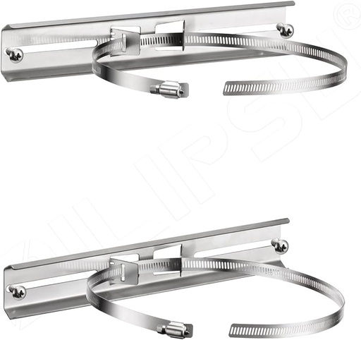 [QL-2948PMK] QILIPSU Pole Mounting Kits, 304 Stainless 290x48mm Brackets