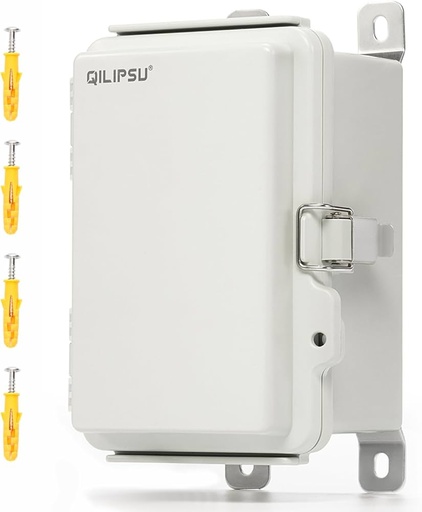 [QL-433318NG] QILIPSU PC/ABS Alloy Plastic Waterproof Outdoor Junction Box, 16.4"x12.4"x7.1"