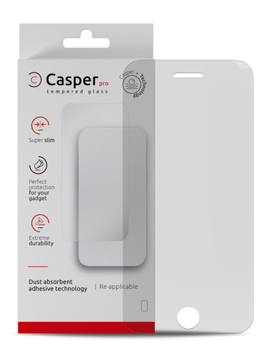 [107082111601] Casper Pro iPh 6/6S/7/8/SE Temp Glass
