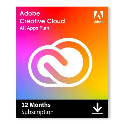 [65304577CA01A12] Adobe Creative Cloud All Apps 12 Months