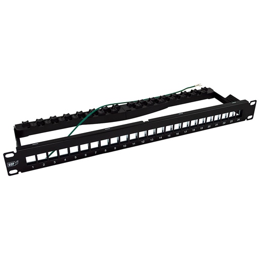 [324U] SCP Unloaded 24 Port Patch Panel