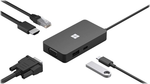 [1E4-00001] Microsoft Surface USB-C Travel Hub Black