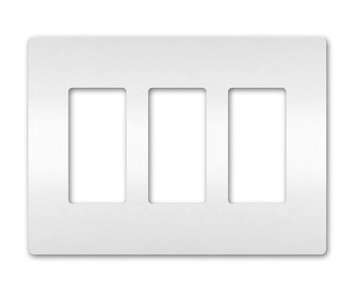 [RWP263W] Legrand Radiant 3-Gang Faceplate Plastic WH