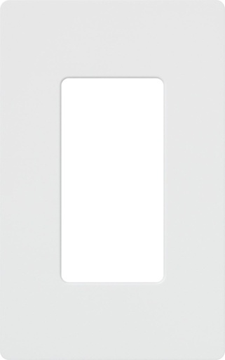 [CW-1-WH] Lutron 1-G Claro Plate WHT