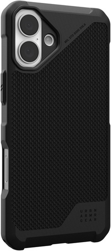 [114451113940] UAG Metropolis LT Case with MagSafe for 16 Plus - Kevlar Black